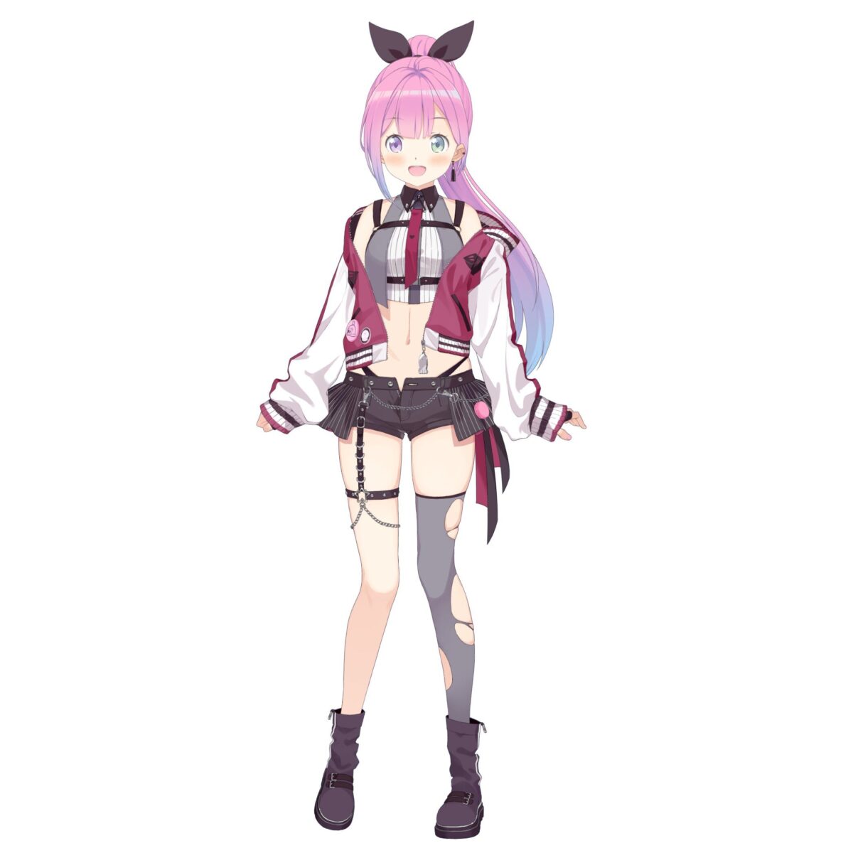 ホロライブ姫森ルーナポニーテール (1)
