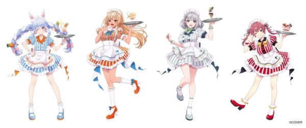 兎田ぺこら 不知火フレア 白銀ノエル 宝鐘マリン