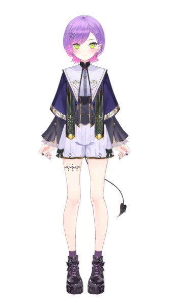 常闇トワ お嬢様風新衣装