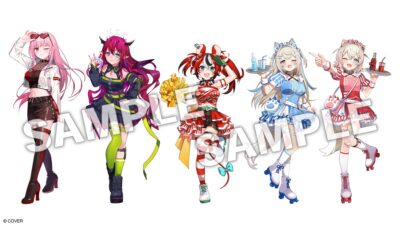ファミリーマート × holoEN 森カリオペ、IRyS、ハコス・ベールズ、フワモコ