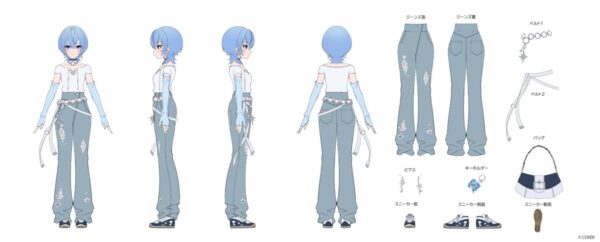 🎉『ホロナツパラダイスオリジナル衣装』星街すいせい三面図🎉