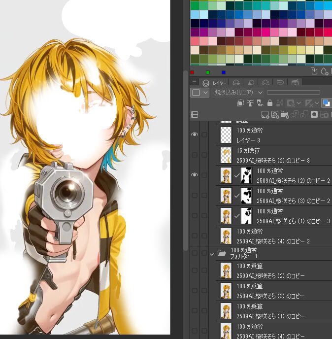 CLIP STUDIO編集画面