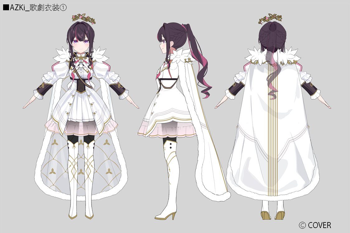 AZKiソロライブ新衣装「歌劇衣装」