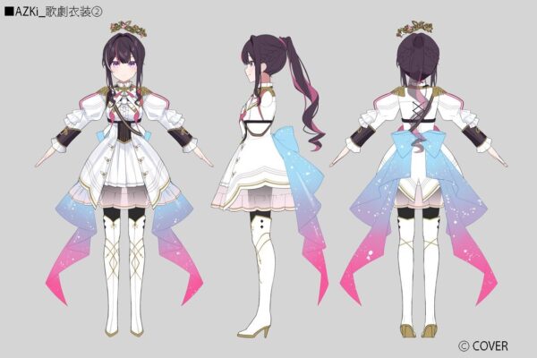 AZKiソロライブ新衣装「歌劇衣装」