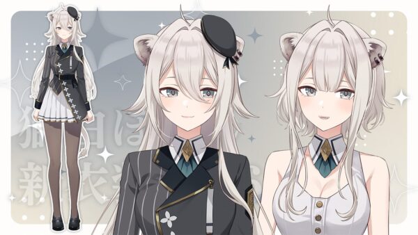 獅白ぼたん新衣装2026年3月 清楚