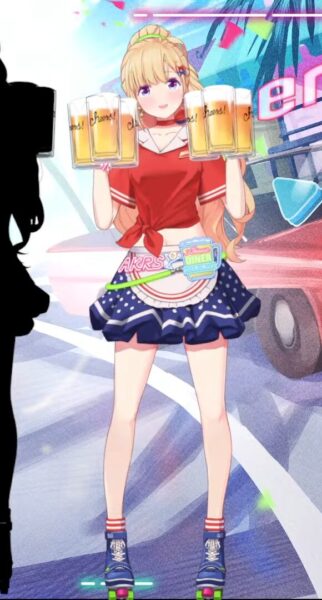 アキロゼ新衣装 ビール 2025年12月