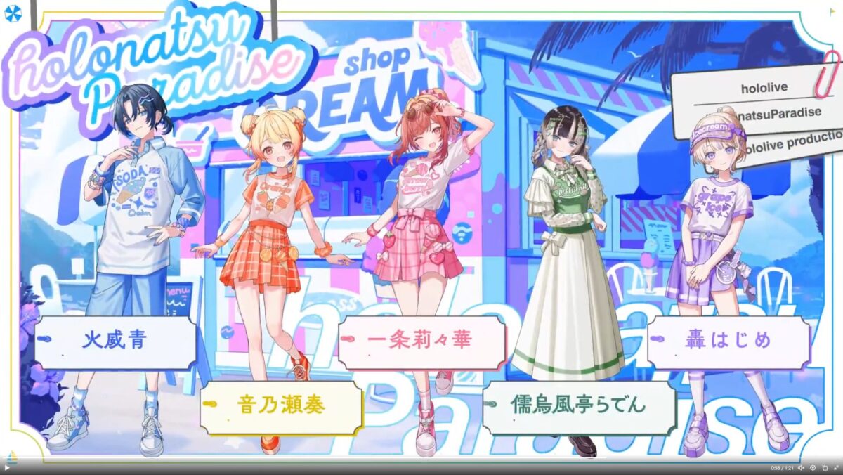 ReGLOSSホロナツパラダイス2025