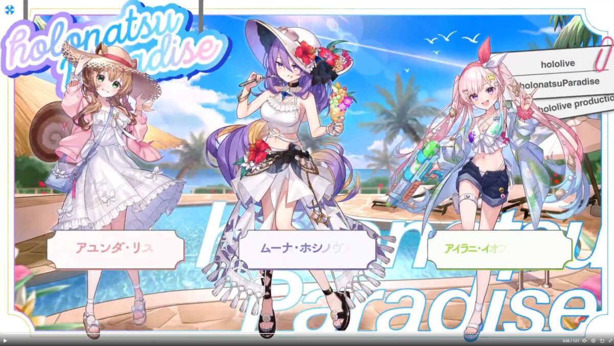 インドネシア1期生ホロナツパラダイス2025