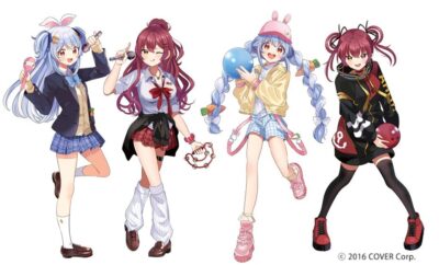 ホロライブ ラウンドワンコラボ兎田ぺこら宝鐘マリン
